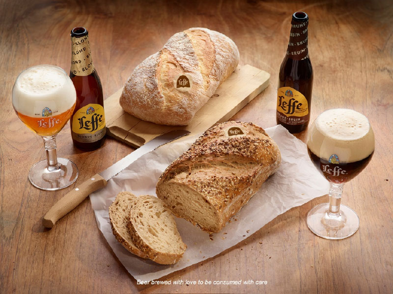 Leffe and bread